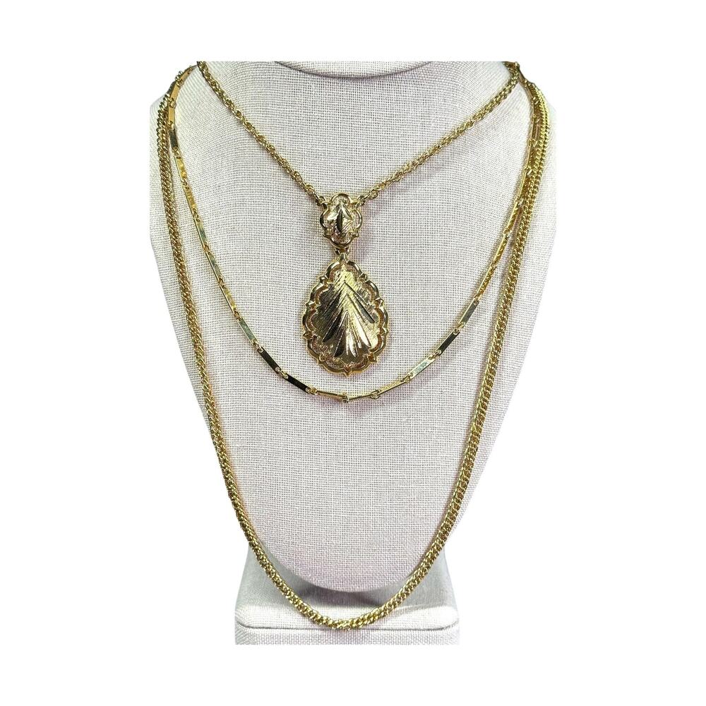 Layered Retro Chain Costume Jewelry Necklace